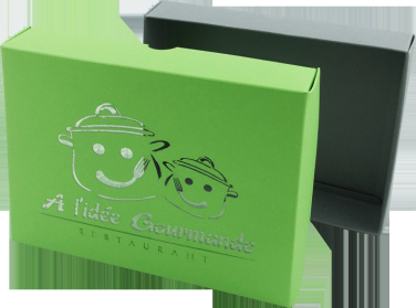 Logo trade promotional merchandise image of: Box (11x9,3x1,8cm) 977037